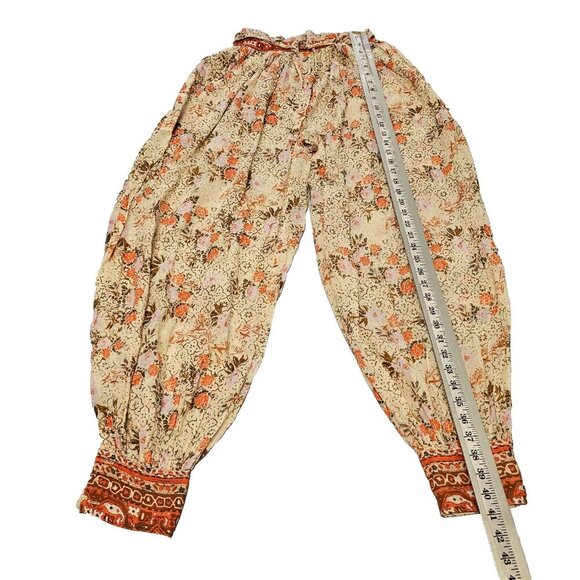 Free People Intimately Picnic Partay Pants Women Oversize XS Beige - Picture 9 of 14